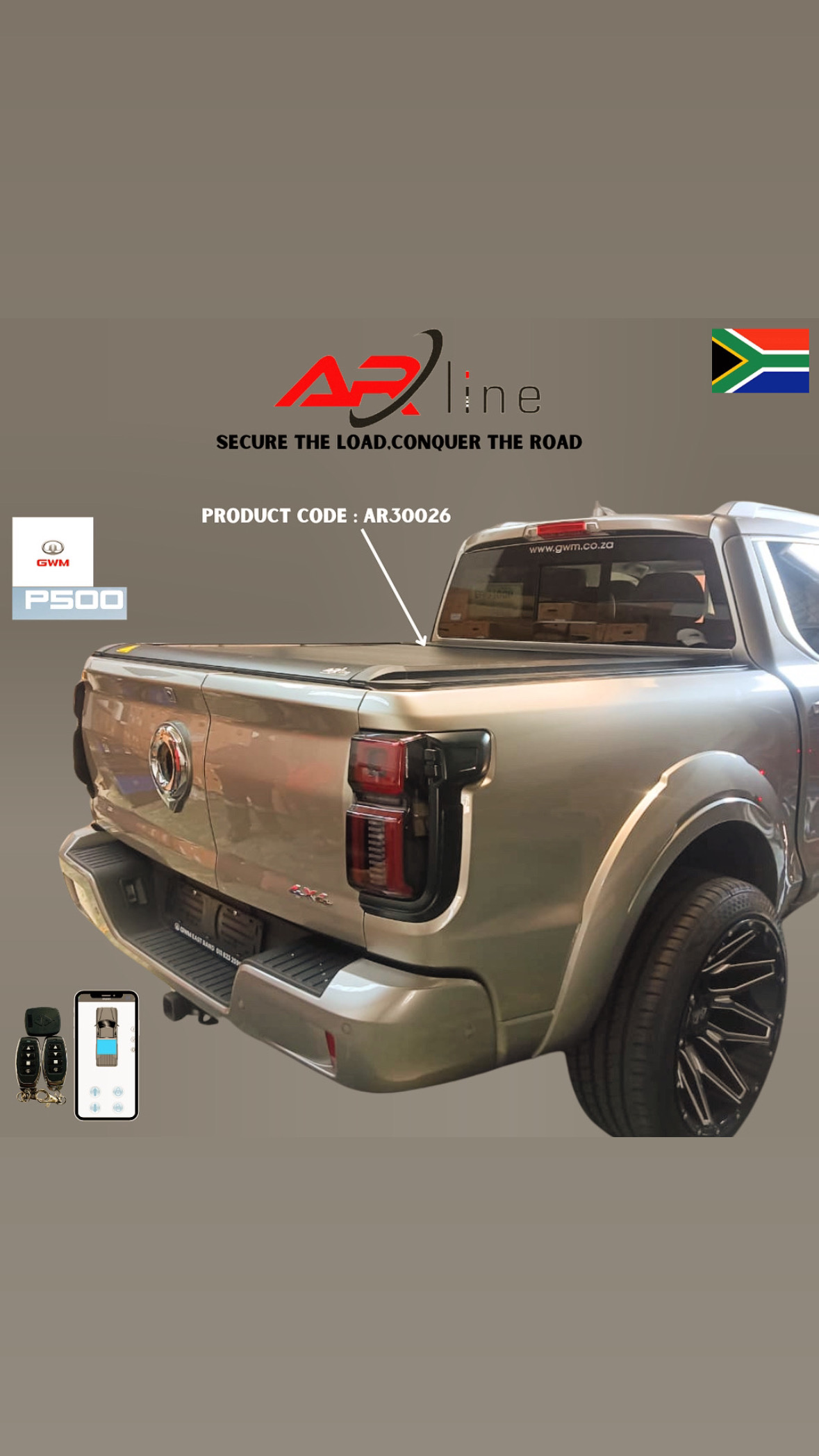 GWM P500 ELECTRIC ROLLER LID