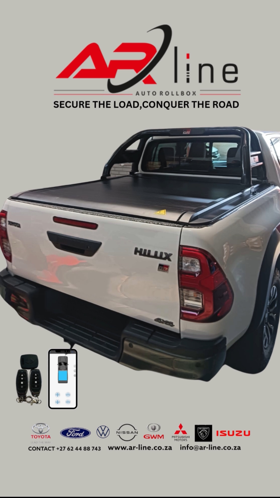 TOYOTA HILUX ELECTRIC ROLLER LID