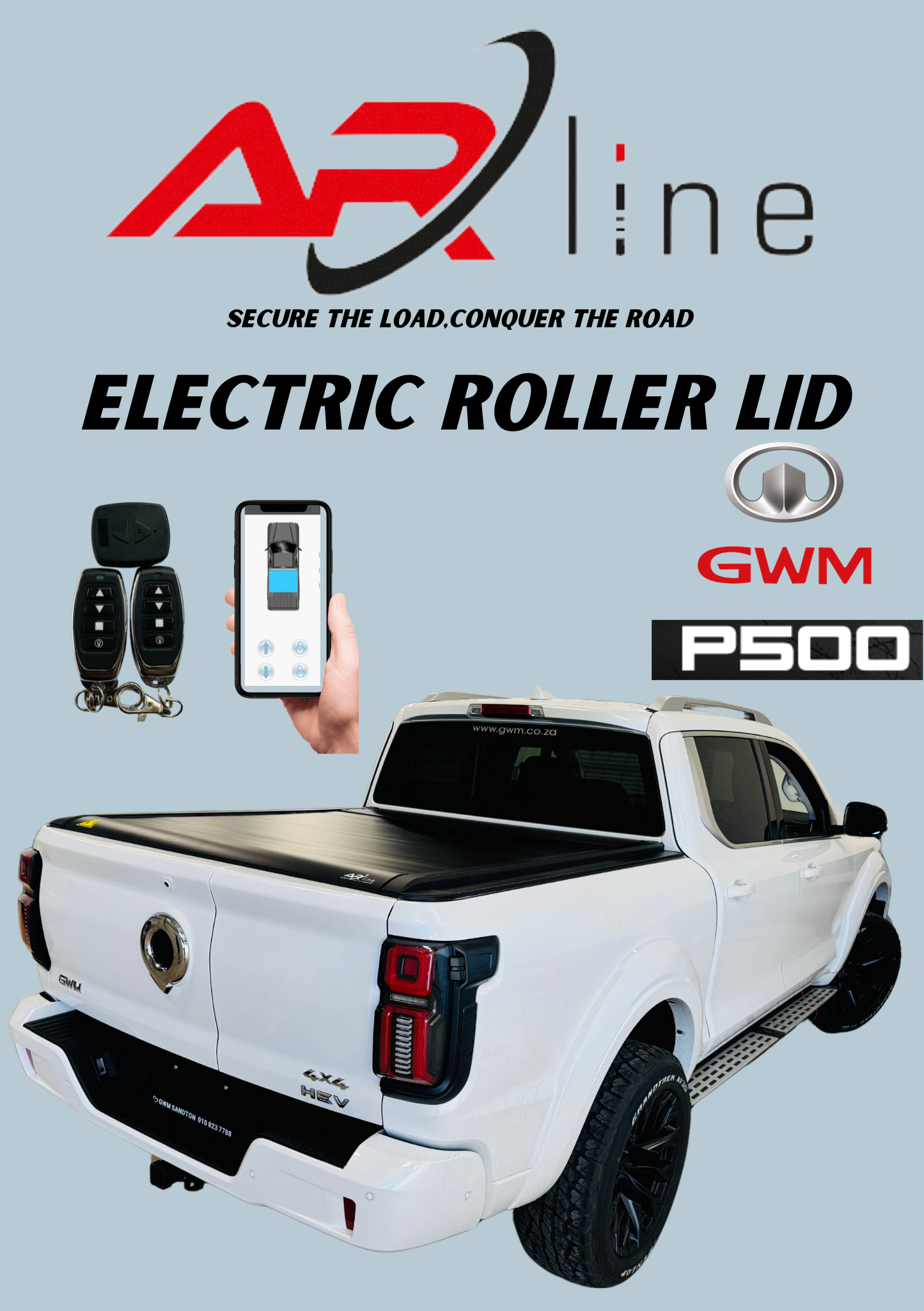 GWM P500 -ELECTRIC ROLLER LID